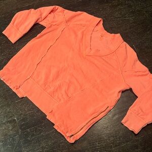 Coral V-Neck Sweater